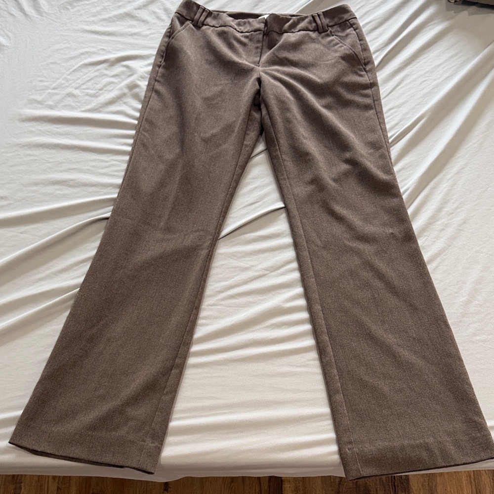 New York & Company Brown Boot Cut Dress Pants